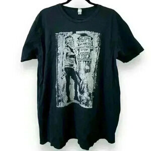 57-Thirty Three “Ambition 2”  Bansky T-Shirt in Black Unisex Size XL